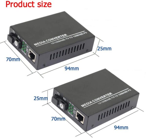 10/100 fiber Media Converter 20km - Image 2