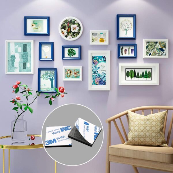 3m-pad-4.jpg Heavy Duty Double Sided Adhasive 12 pc Pad 40mm x 40mm