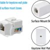 CAT6 Keystone Jack 90deg 50pc Pack