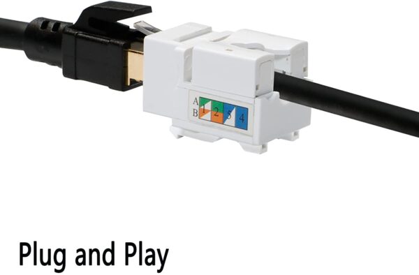 CAT6 Keystone Jack 90deg 50pc Pack