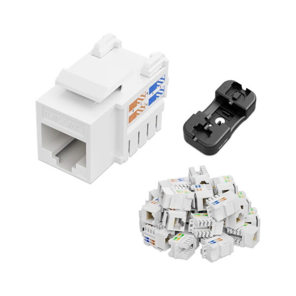 CAT6 Keystone Jack 90deg 50pc Pack