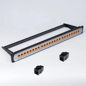 Spp-1.jpg OneLink Keystone 24port Patch Panel Loaded UTP Cat6 Coupler 24pc