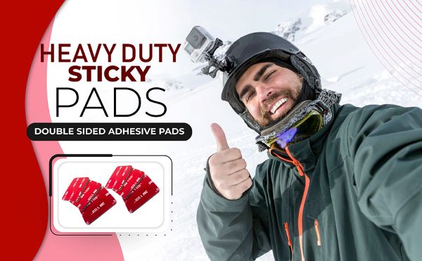 Double Sided Acrylic VHB Pad Tape Heavy Duty 4pcs 3in x 3in