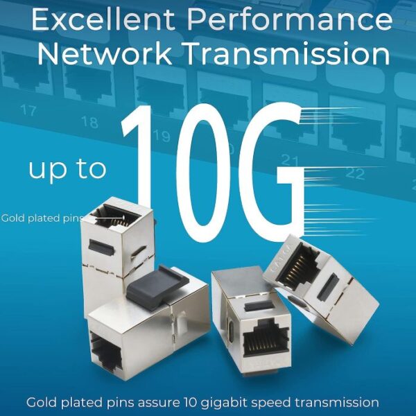 10G CAT7 RJ45 Shielded Coupler(10)