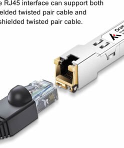 Alternative view of 10GBASE-T SFP+ to RJ45 Transceiver