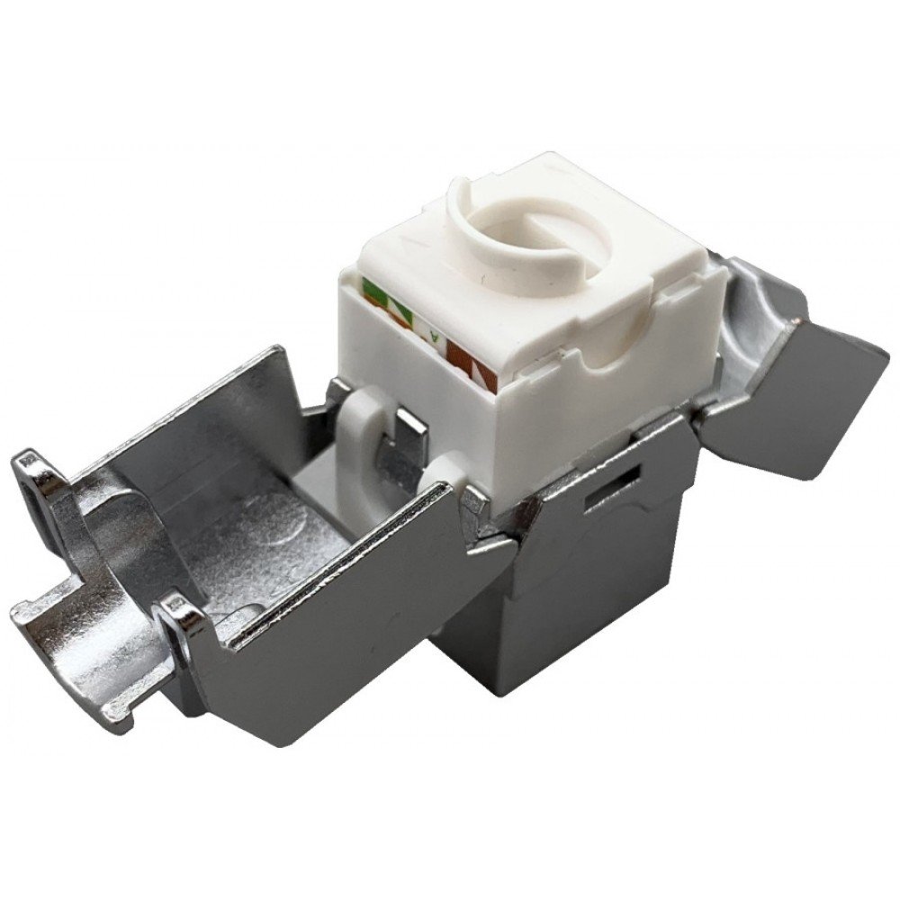 CAT7 STP Shielded Keystone Jack Toolless (10Pc) - Image 3