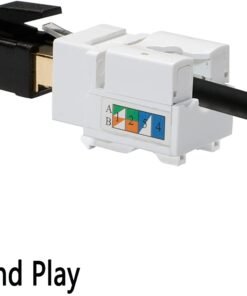 Alternative view of CAT6 Keystone Jack 90deg (10Pc)