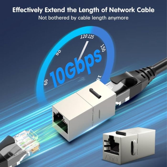10G CAT7 RJ45 Shielded Coupler(10) - Image 4