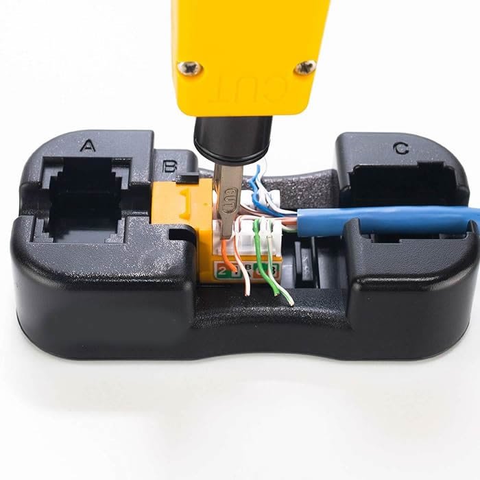 Keystone Jack Punch-Down Termination Holder - Image 3