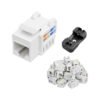 CAT6 Keystone Jack 90deg 50pc Pack