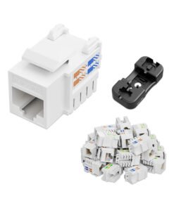 CAT6 Keystone Jack 90deg 50pc Pack