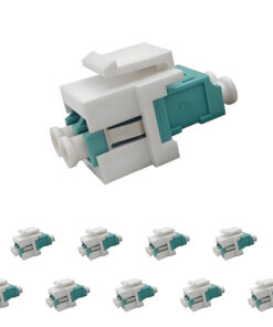LC/LC Fiber Coupler Keystone Jack Coupler for Fiber Wall Plate AND Patch panel