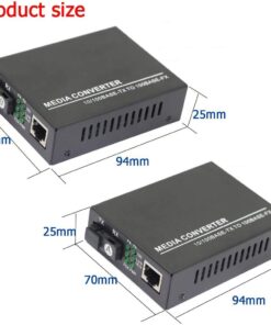 Alternative view of 10/100 fiber Media Converter 20km
