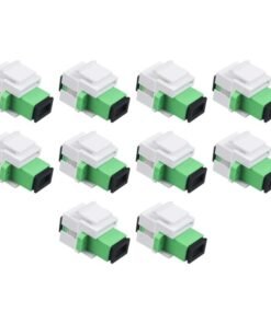 APC/APC Fiber Coupler Keystone Jack for Fiber Wall Plate AND Patch panel 10pc
