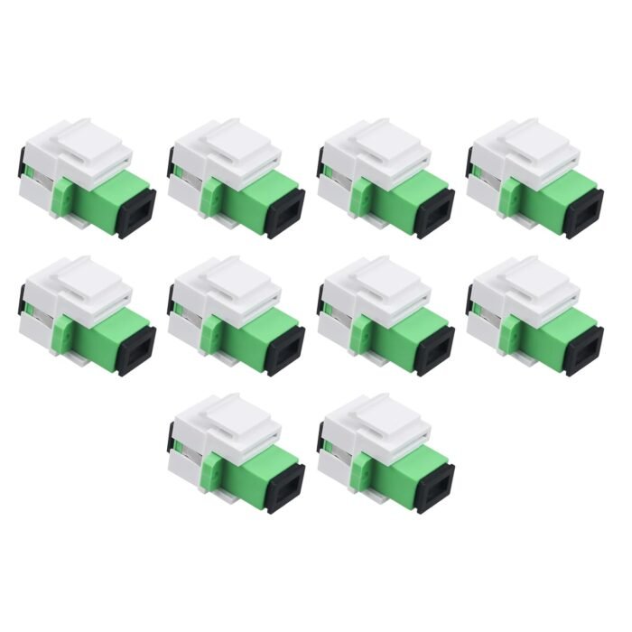 APC/APC Fiber Coupler Keystone Jack for Fiber Wall Plate AND Patch panel 10pc