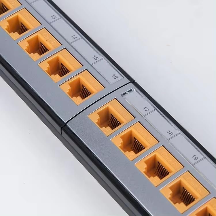 OneLink Keystone 24port Patch Panel Loaded UTP Cat6 Coupler 24pc - Image 2