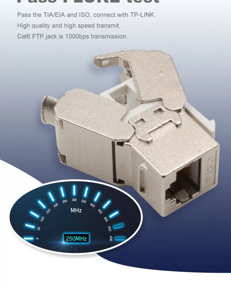 CAT7 STP Shielded Keystone Jack Toolless (10Pc) - Image 2