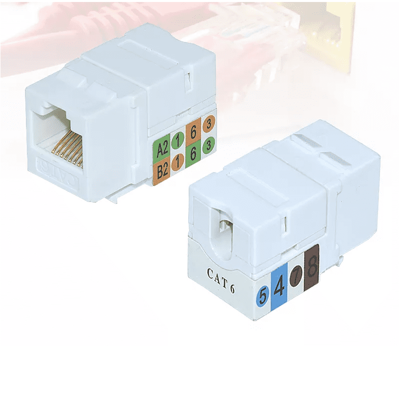 CAT6 Keystone Jack 90deg