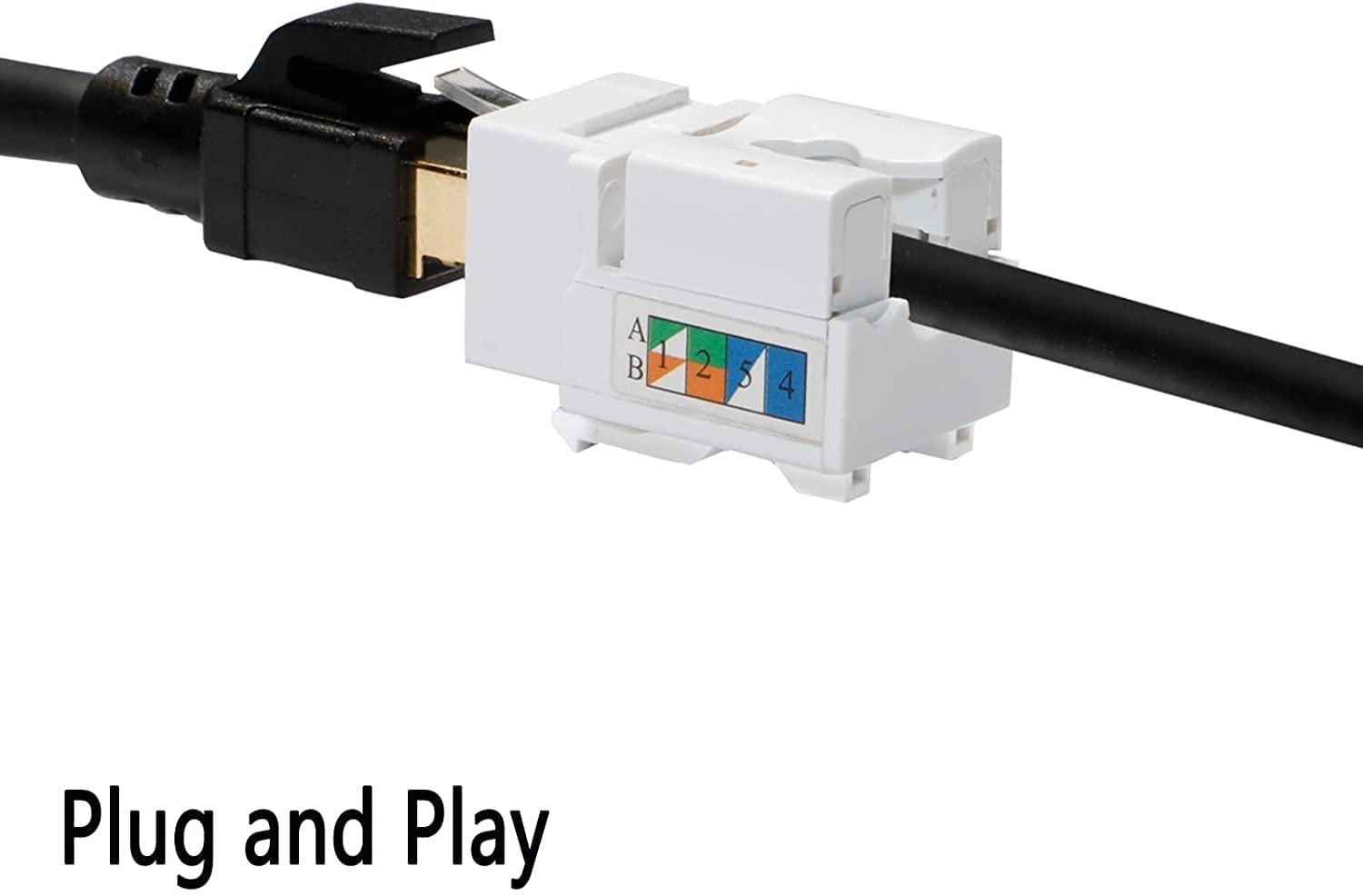 CAT6 Keystone Jack 90deg 50pc Pack - Image 2