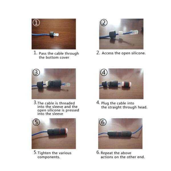 RJ45 Waterproof  Cable  Coupler  Cat5e  Cat6 - Image 6